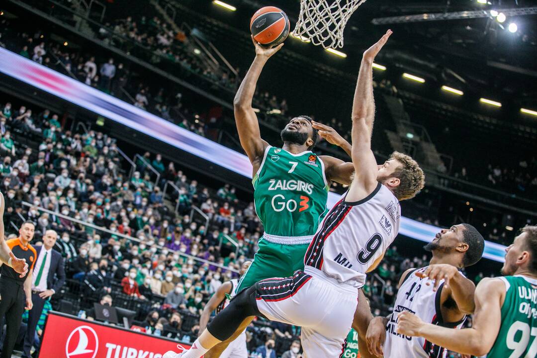 Eurolyga: Kauno „Žalgiris“ – Milano „Armani Exchange“ 70:74