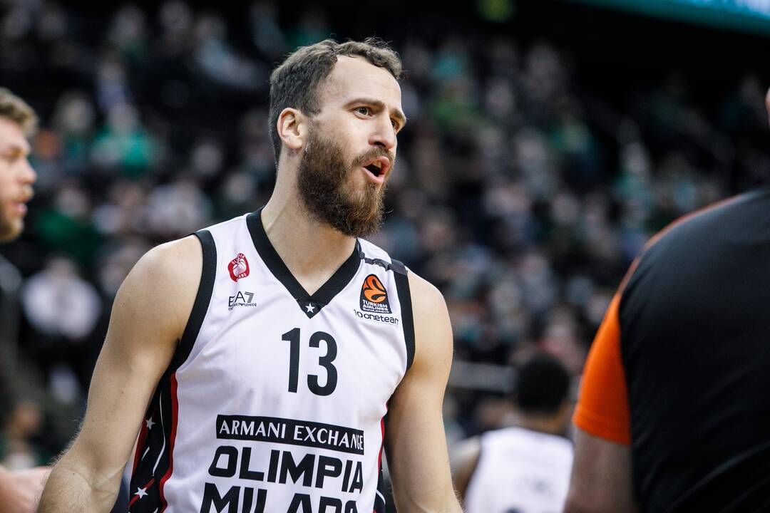 Eurolyga: Kauno „Žalgiris“ – Milano „Armani Exchange“ 70:74