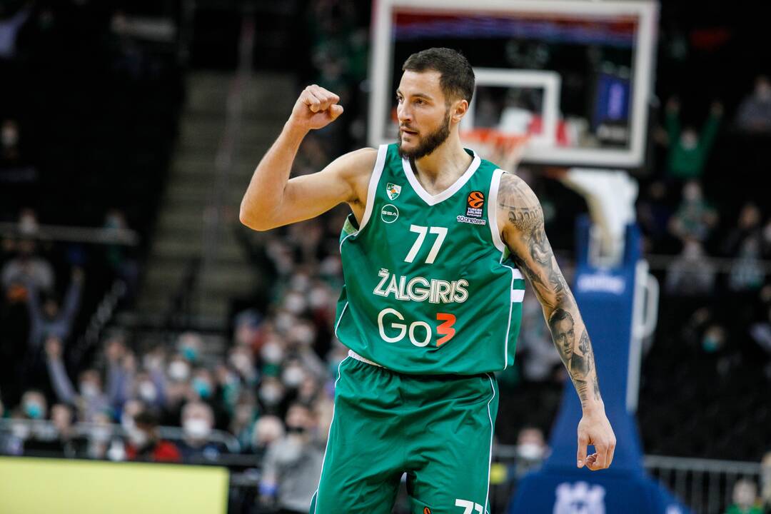 Eurolyga: Kauno „Žalgiris“ – Milano „Armani Exchange“ 70:74