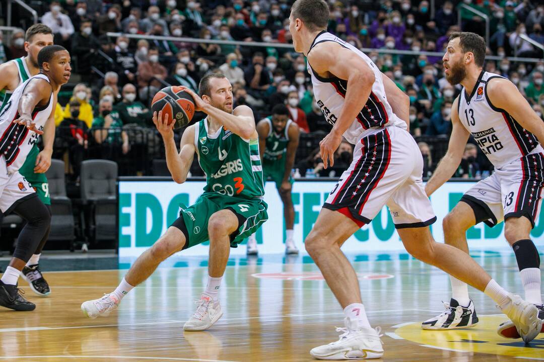Eurolyga: Kauno „Žalgiris“ – Milano „Armani Exchange“ 70:74