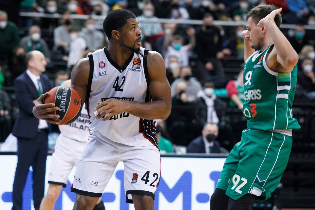 Eurolyga: Kauno „Žalgiris“ – Milano „Armani Exchange“ 70:74