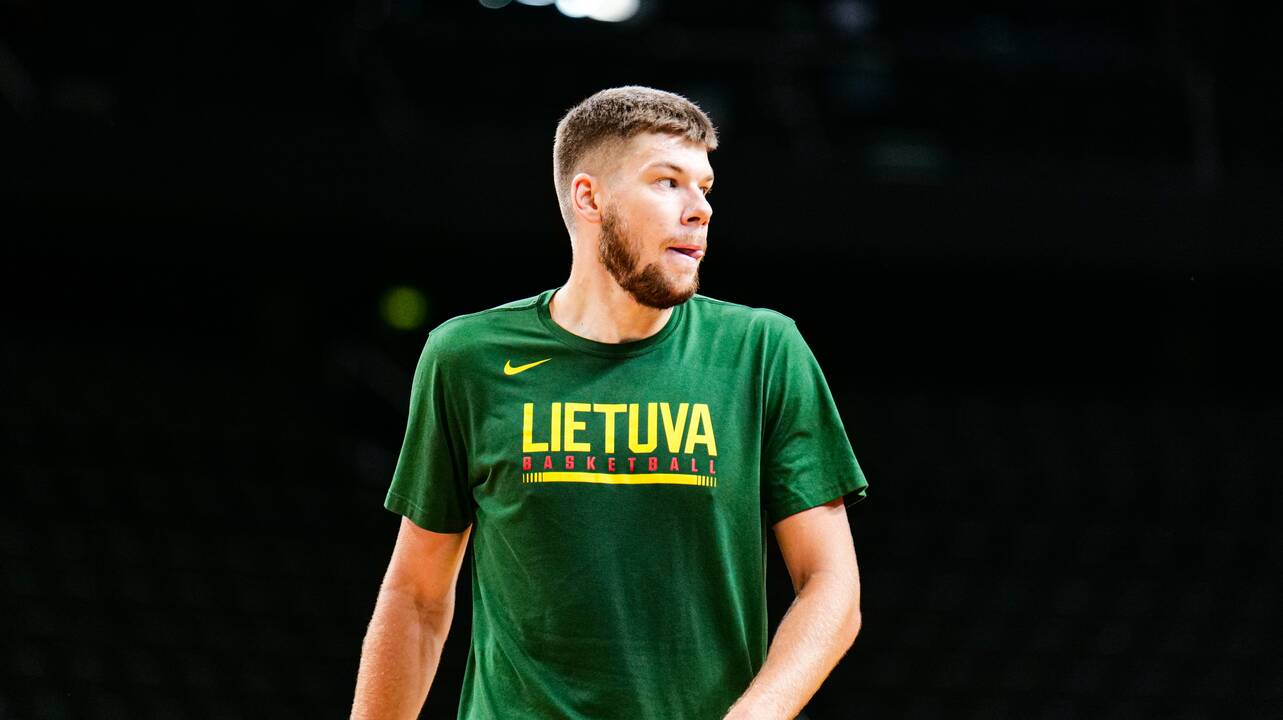 Lietuvos vyrų krepšinio rinktinės treniruotė