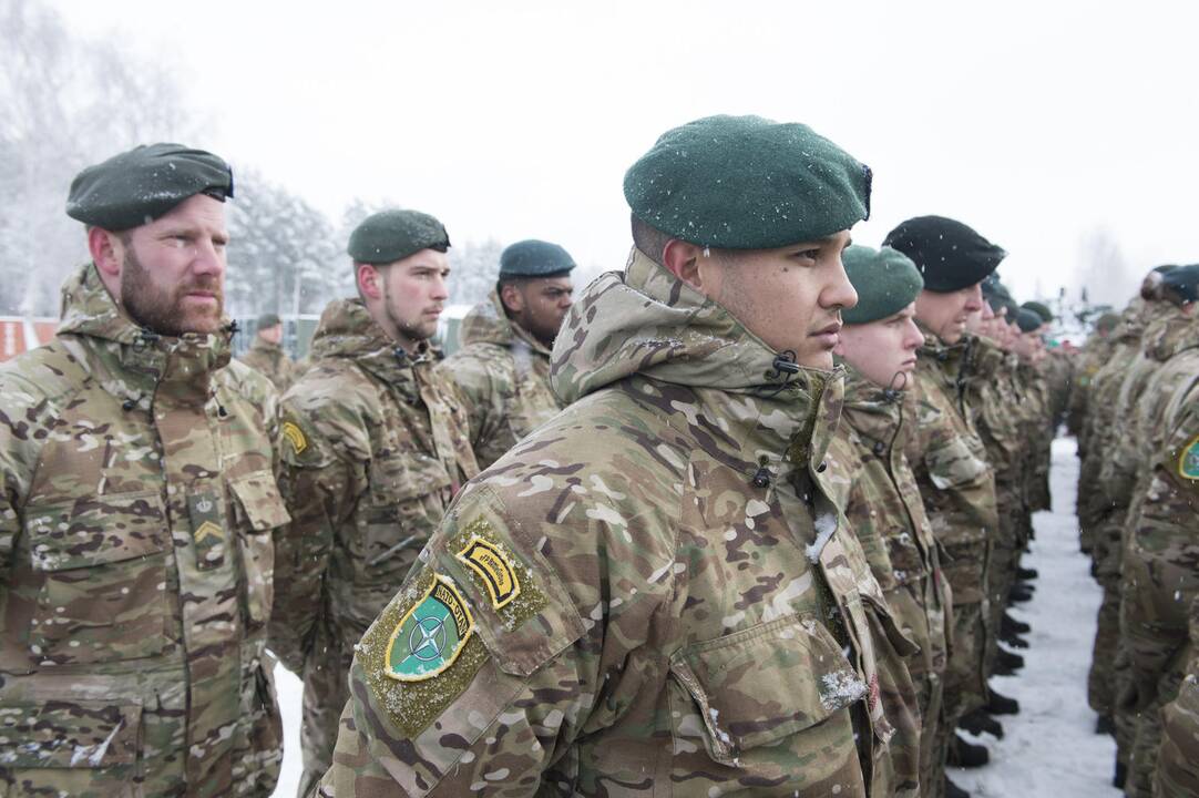  NATO pajėgų bataliono metinių minėjimas Rukloje