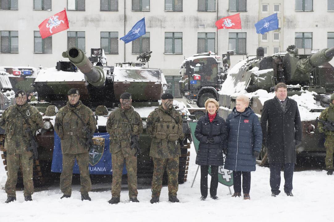  NATO pajėgų bataliono metinių minėjimas Rukloje