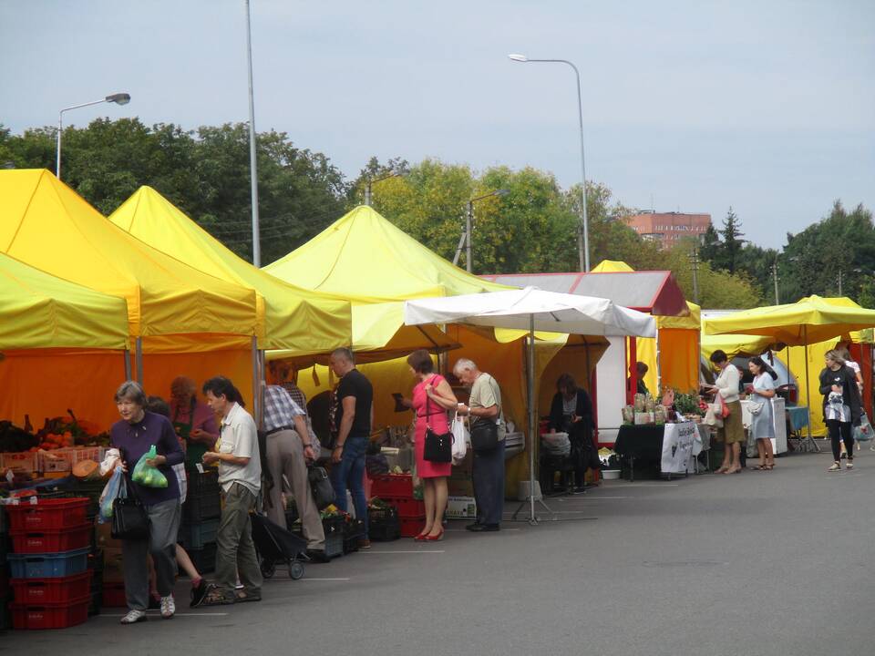 Ūkininkų turgelis Savanorių prospekte