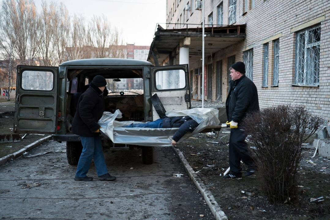 Donecke trečiadienį žuvo šeši gyventojai, separatistų pajėgos neteko septynių karių