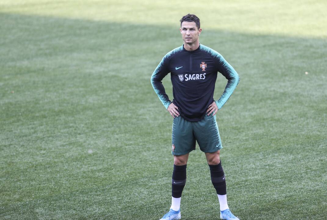 Portugalijos futbolo rinktinės treniruotė