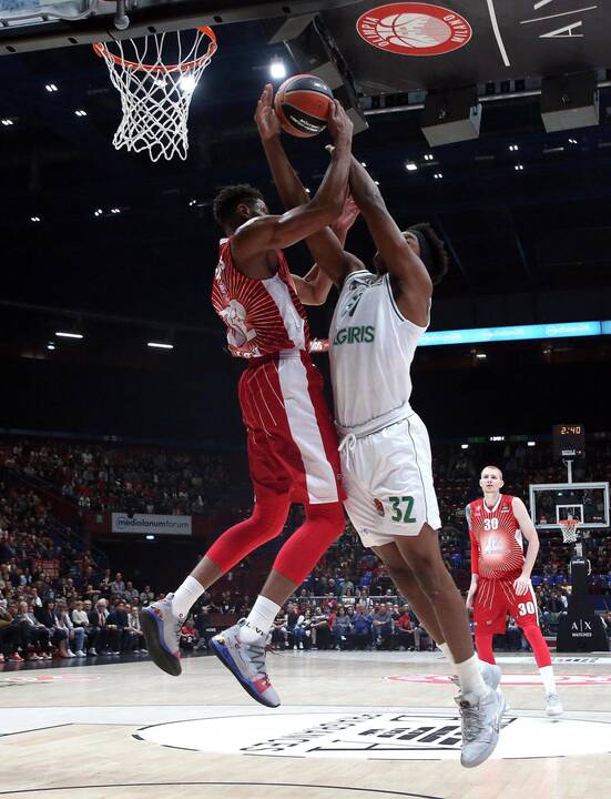 Eurolyga: „AX Armani Exchange“ - „Žalgiris“ 85:81
