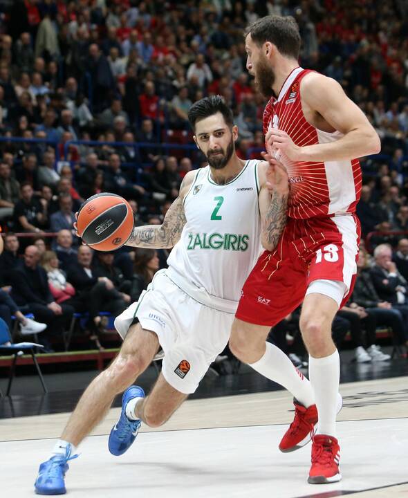 Eurolyga: „AX Armani Exchange“ - „Žalgiris“ 85:81