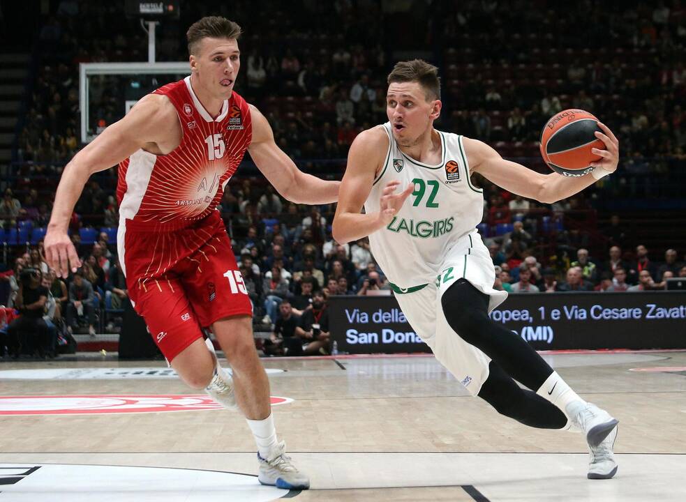 Eurolyga: „AX Armani Exchange“ - „Žalgiris“ 85:81