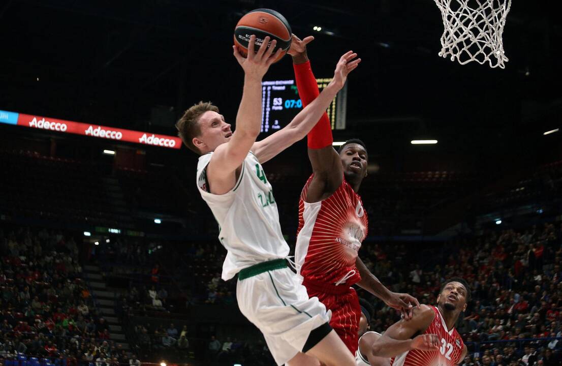 Eurolyga: „AX Armani Exchange“ - „Žalgiris“ 85:81