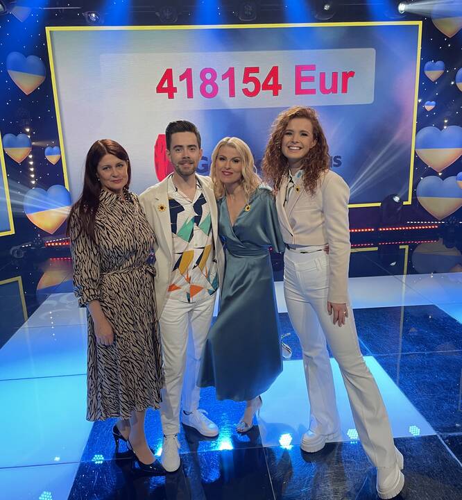 „Gelbėkit vaikus“ koncerte Ukrainos vaikams paaukota rekordinė suma – 418 154 eurai