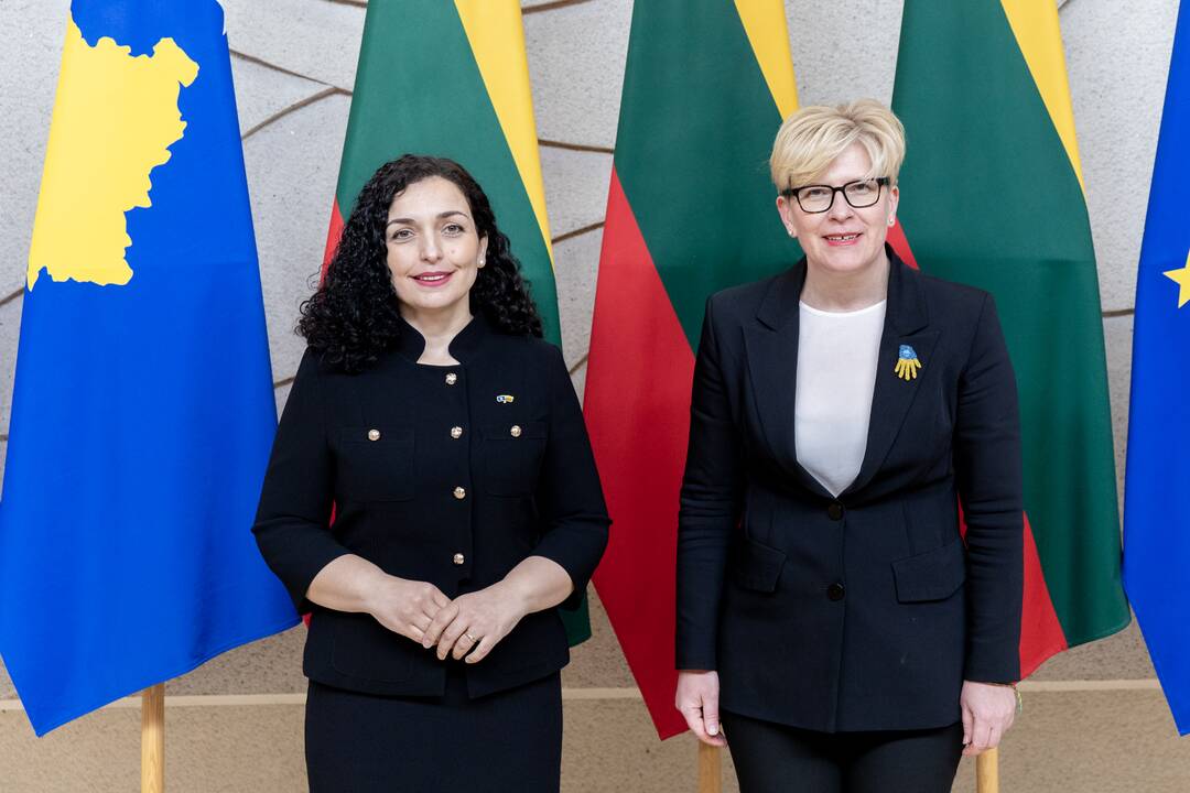 Vjosa Osmani-Sadriu ir Ingrida Šimonytė