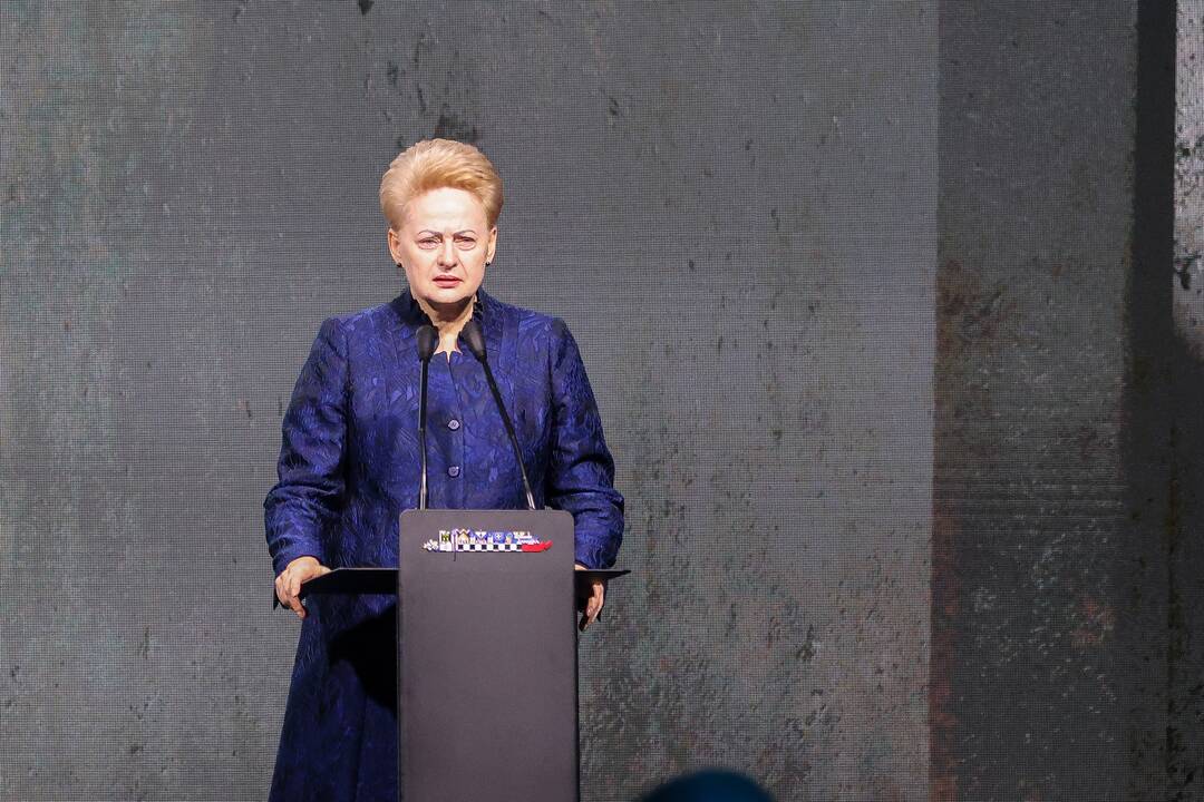 Dalia Grybauskaitė apie derybas dėl taikos Ukrainoje: tikiuosi, JAV supras, kad tai ne žaidimas