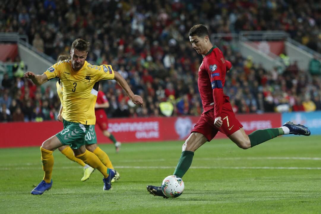 Europos futbolo čempionato atranka: Portugalija – Lietuva 6:0