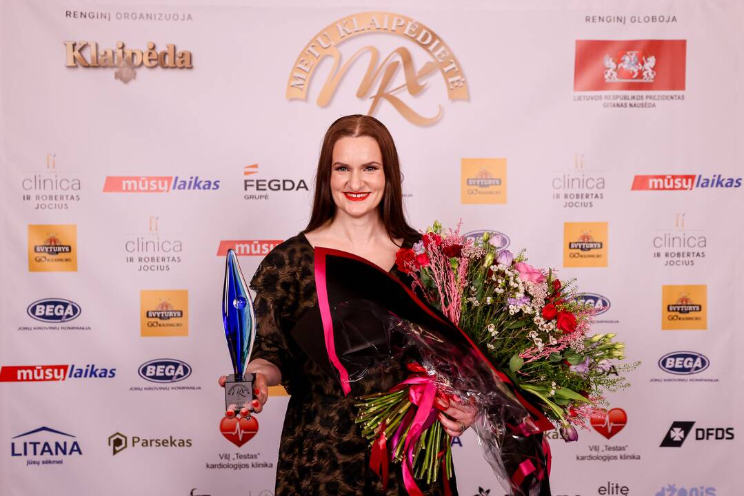 Metų klaipėdietės apdovanojimų iškilmės