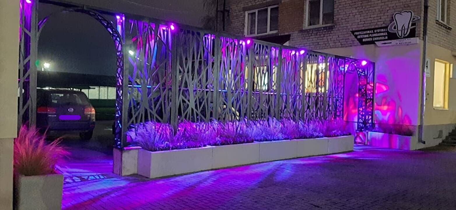 Lietuvoje per 30 pastatų nusidažė purpurine spalva