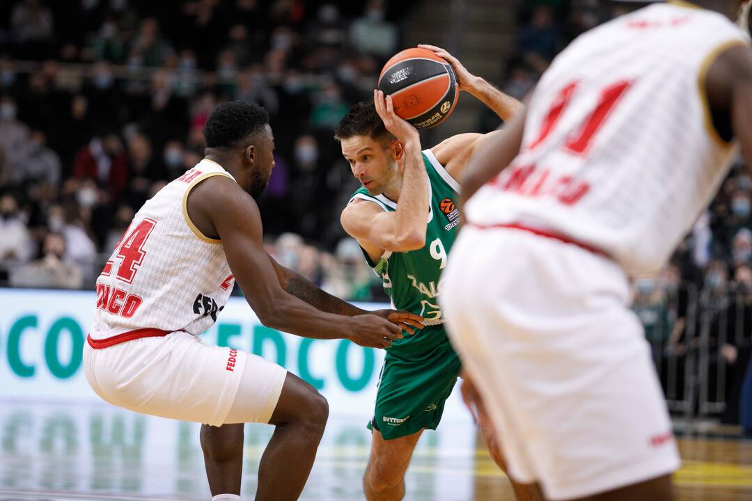 Eurolyga:  „Žalgiris“ –  „Monaco“ 98:107