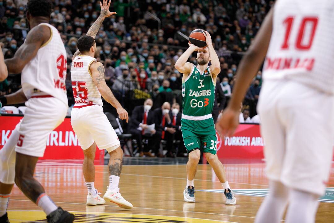 Eurolyga:  „Žalgiris“ –  „Monaco“ 98:107