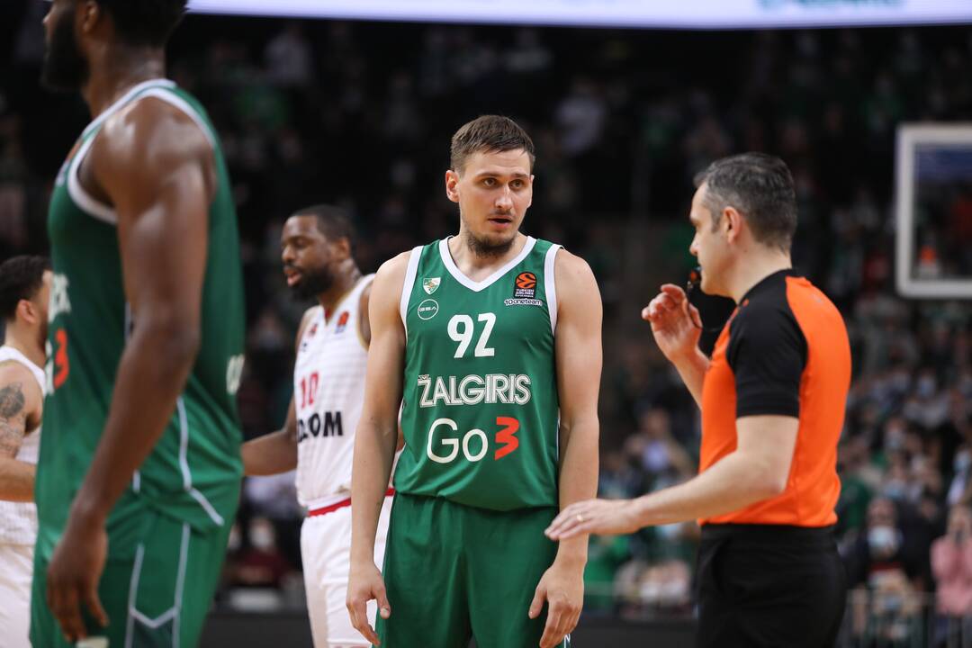 Eurolyga:  „Žalgiris“ –  „Monaco“ 98:107