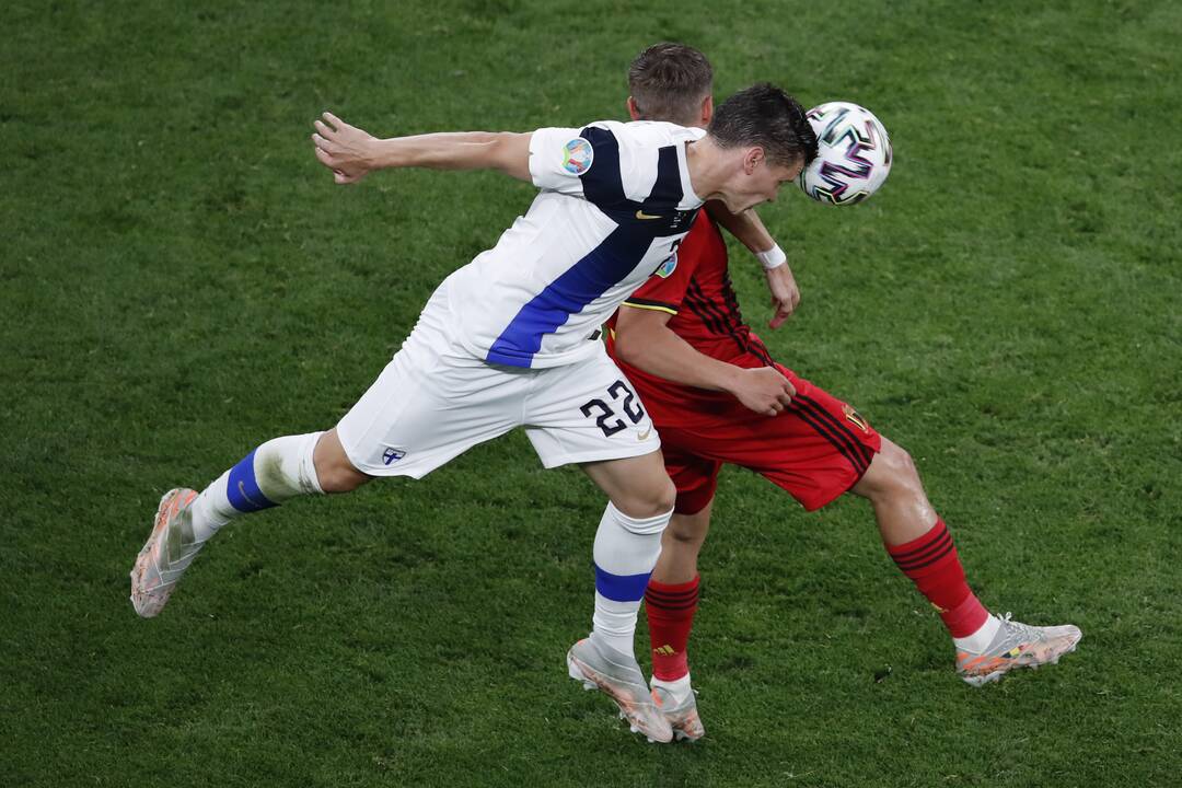 Europos futbolo čempionatas: Suomija–Belgija 0:2