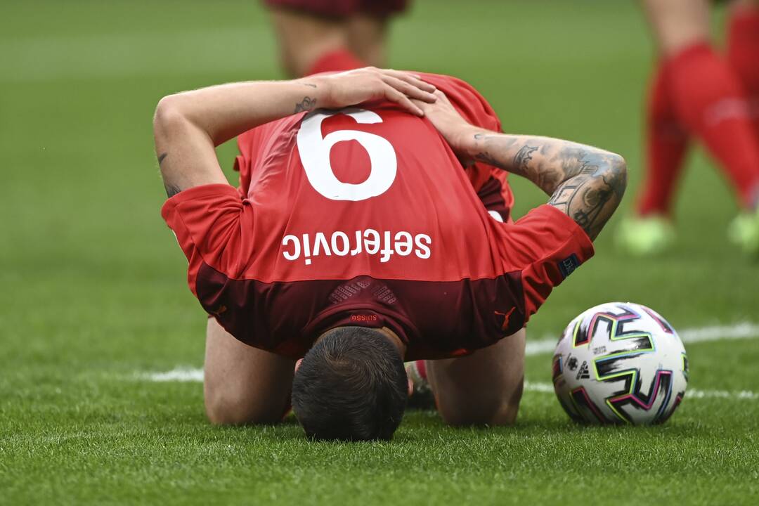 Euro 2020 ketvirtfinalis: Šveicarija – Ispanija 1:1; baud. 1:3