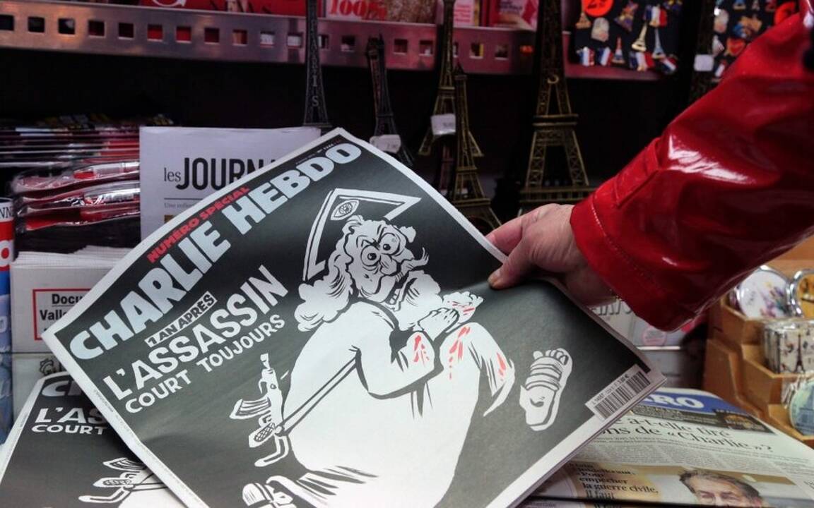 „al-Qaeda“ grasina „Charlie Hebdo“ dėl pranašo Muhammado karikatūrų perspausdinimo