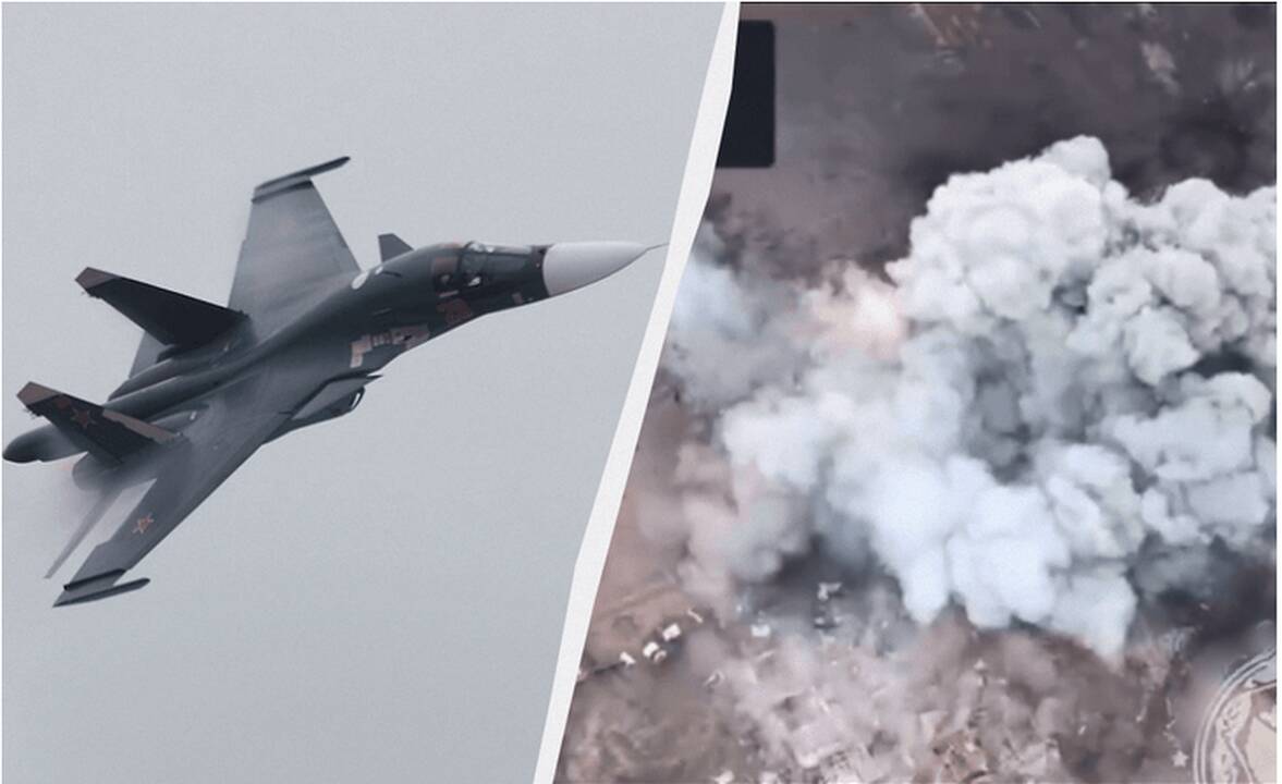 Rusijos aviacija 500 kilogramų bombomis sunaikino kaimą Belgorodo srityje