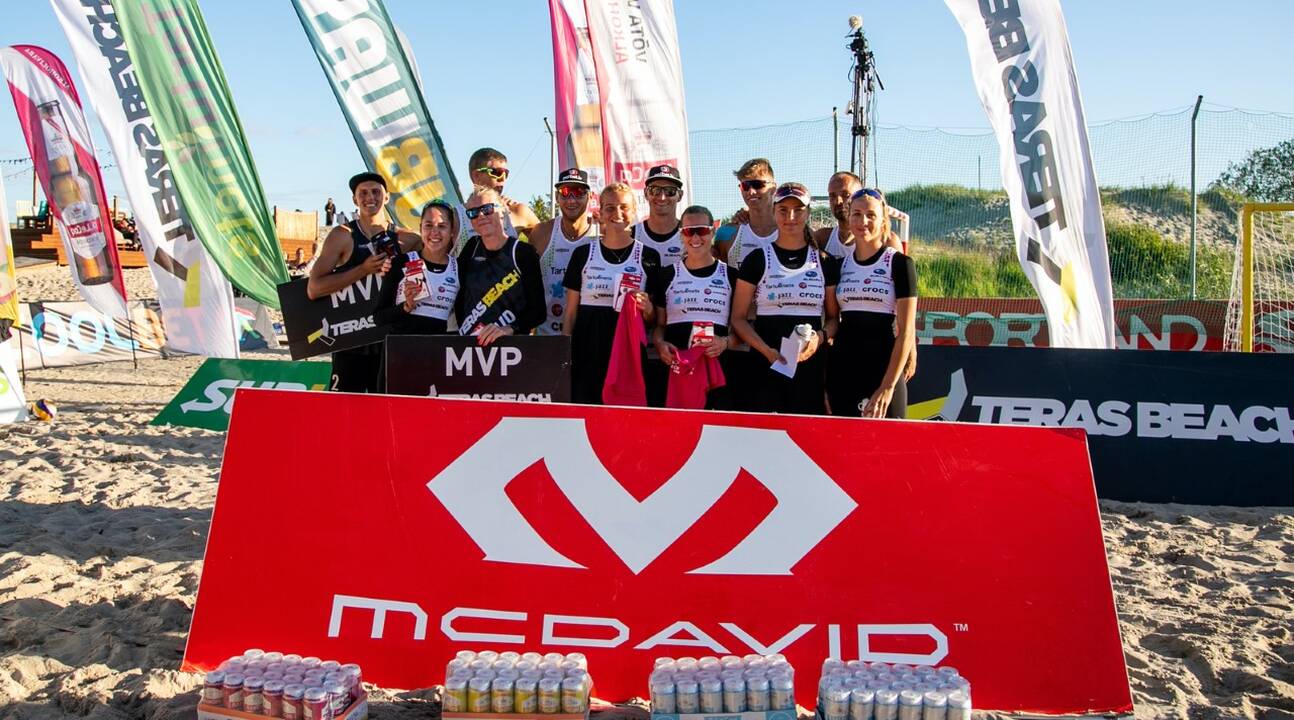 Lietuvos tinklininkės iš Estijos grįžo su sidabro medaliais 
