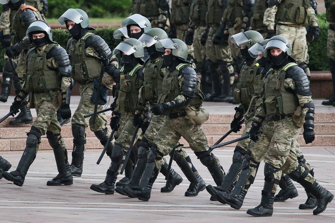 Minske sulaikyti demonstrantai