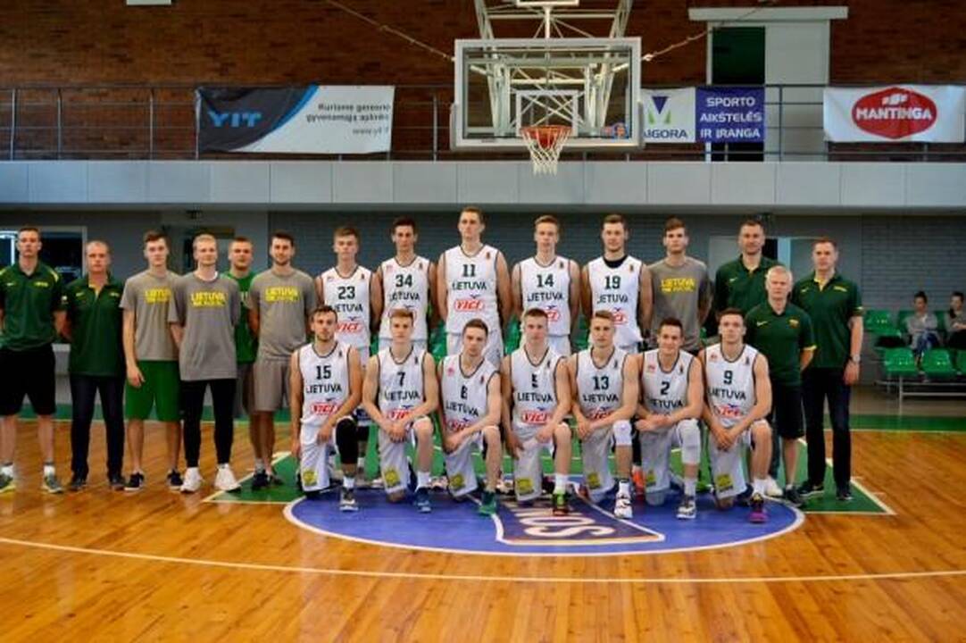 Lietuvos U-20 krepšinio rinktinė palaužė bendraamžių iš Latvijos pasipriešinimą