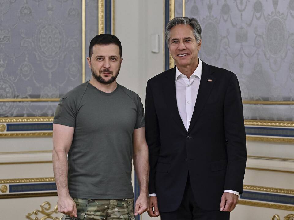 Volodymyras Zelenskis ir Antony Blinkenas