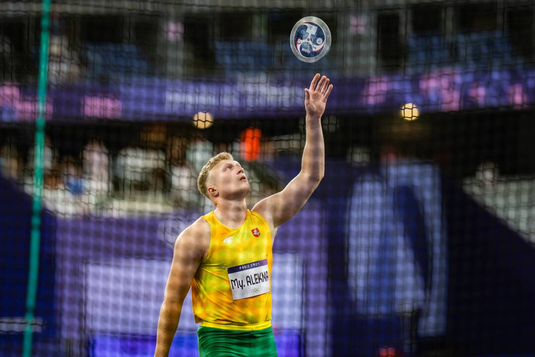 Olimpinių žaidynių disko metimo finalas