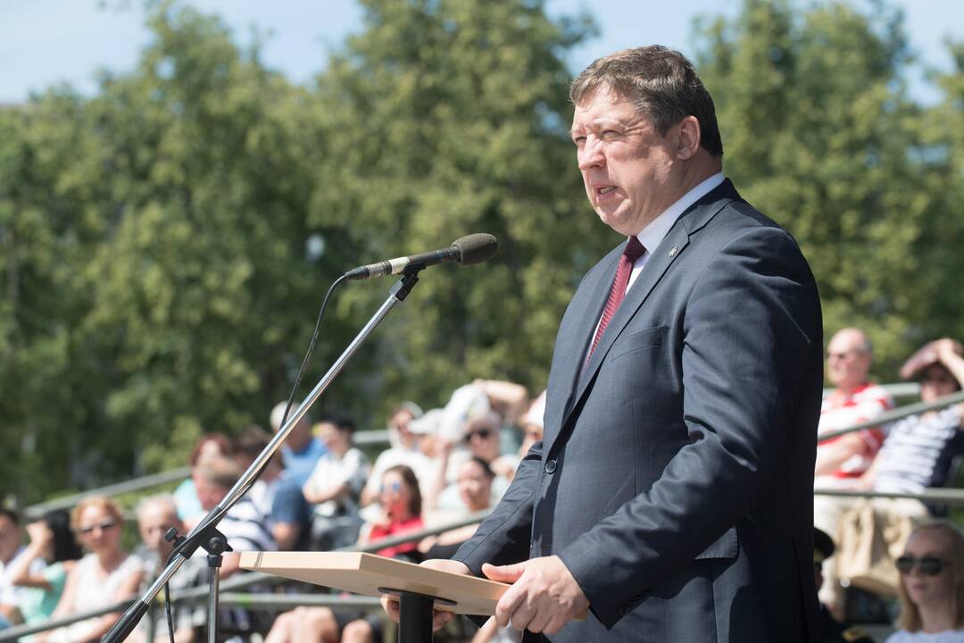 JAV kariškių ir Lietuvos kariuomenės bendradarbiavimo minėjimas