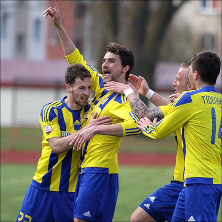 "Ventspils" komanda 3:0 sutriuškino "Rigas FS" futbolininkus