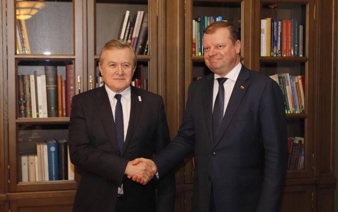 Piotras Glinskis ir Saulius Skvernelis