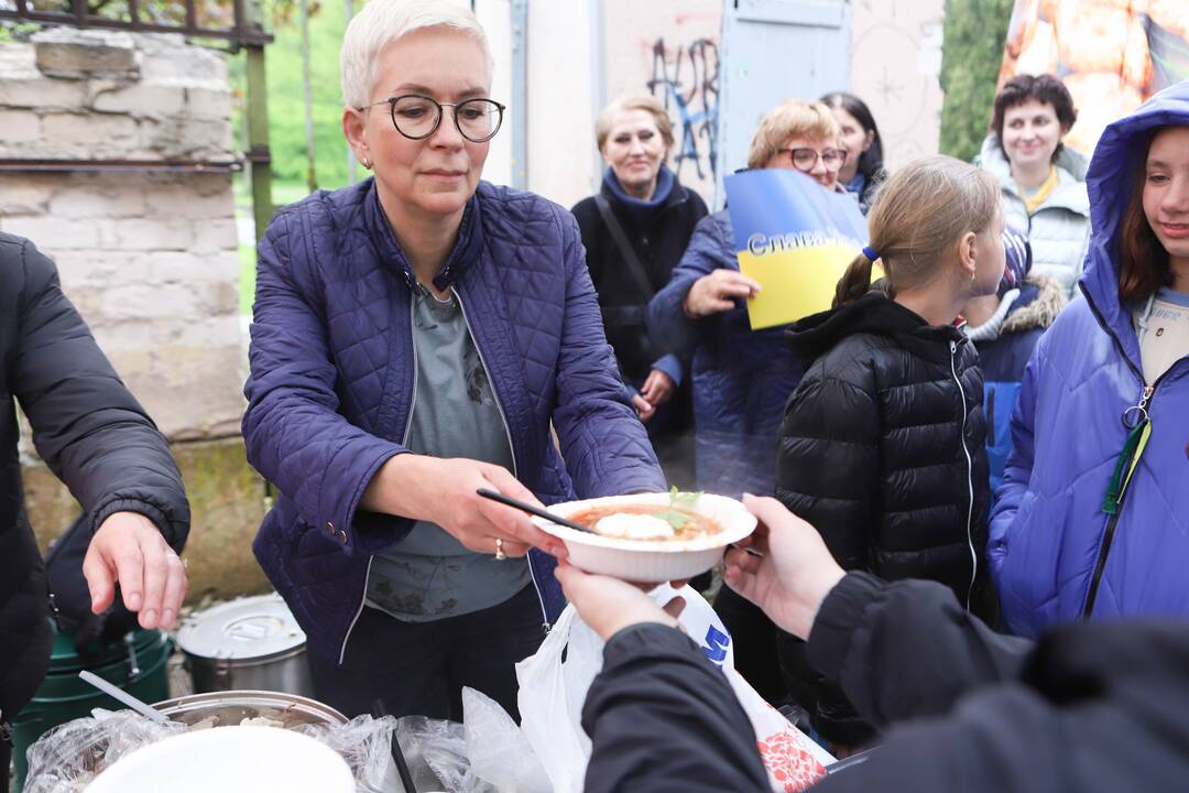 VDU Botanikos sode vyko "Solidarus piknikas ukrainiečiams ir lietuviams"
