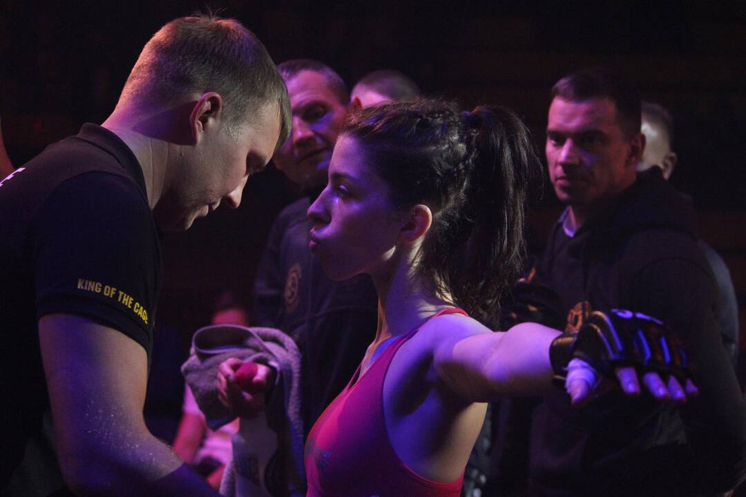Siurprizas: štai taip K.Buslys dorojo varžovą iš Sakartvelo, tačiau netikėtai pralaimėjo.