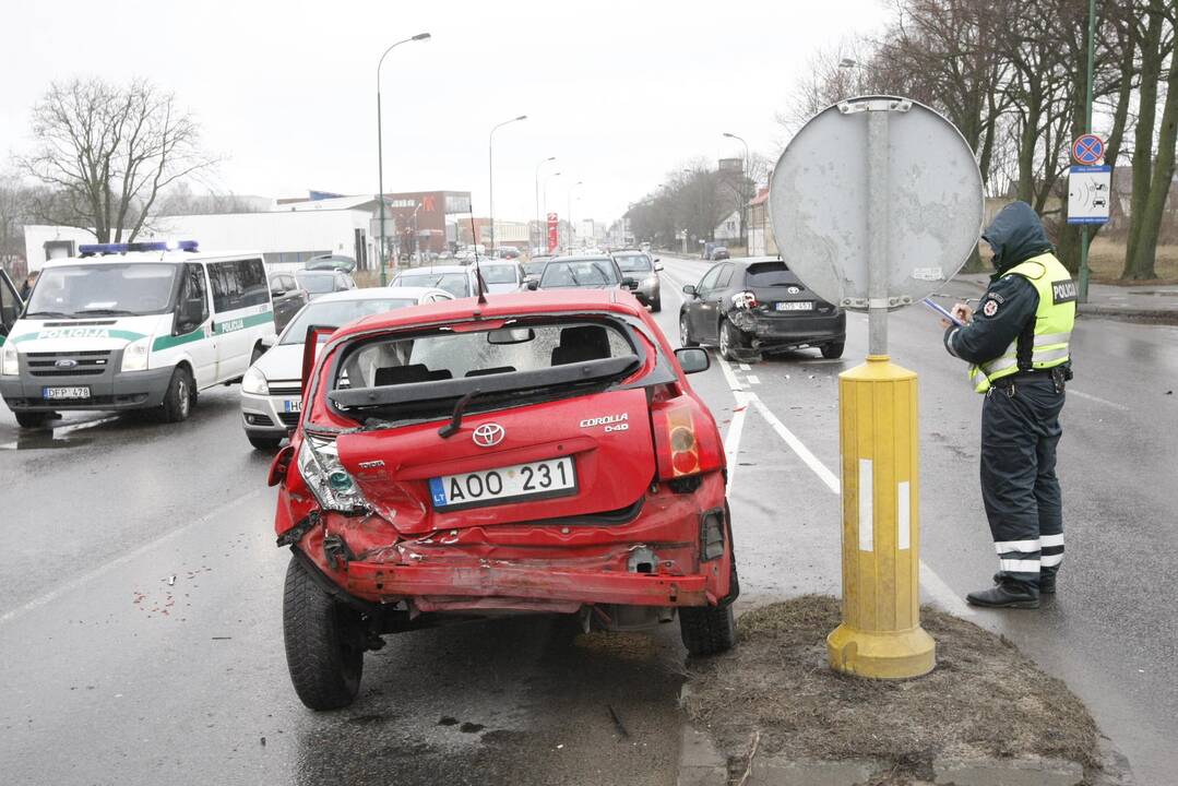 Automobilių avarija Klaipėdoje