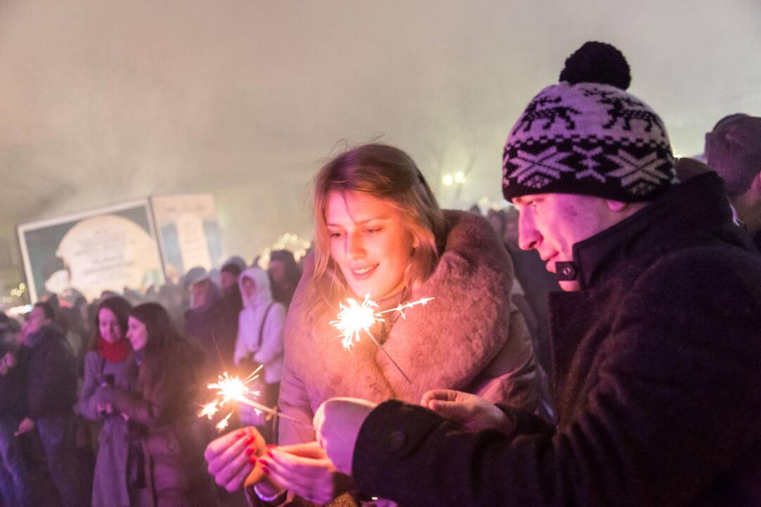 Kaunas pasitinka 2015-uosius su euru kišenėje