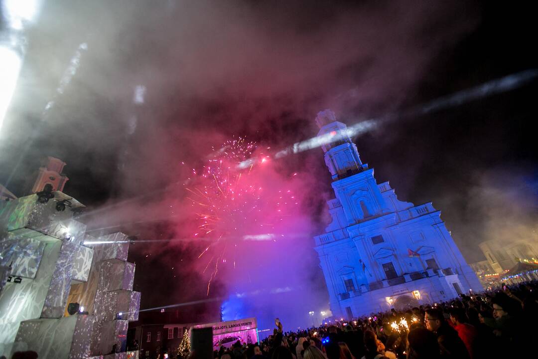 2018-ųjų metų sutikimas Kauno rotušėje