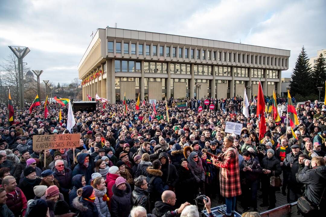 Protesto akcija „Mes kaltinam!“