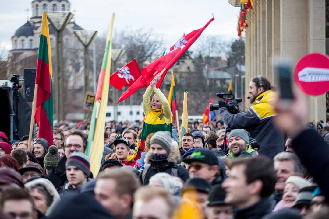 Protesto akcija „Mes kaltinam!“