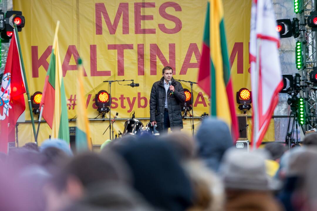 Protesto akcija „Mes kaltinam!“