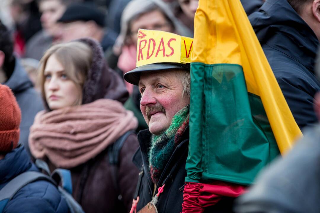 Protesto akcija „Mes kaltinam!“