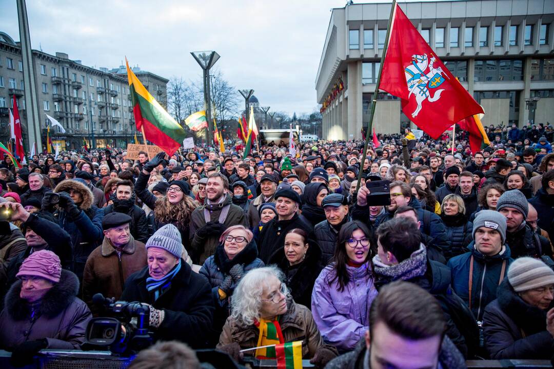 Protesto akcija „Mes kaltinam!“