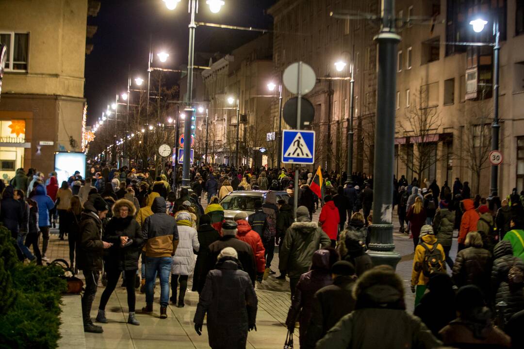 Protesto akcija „Mes kaltinam!“