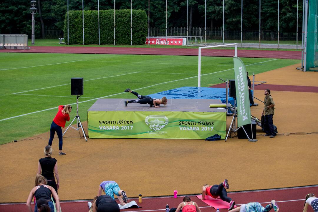 Treniruočių diena S.Dariaus ir S.Girėno stadione