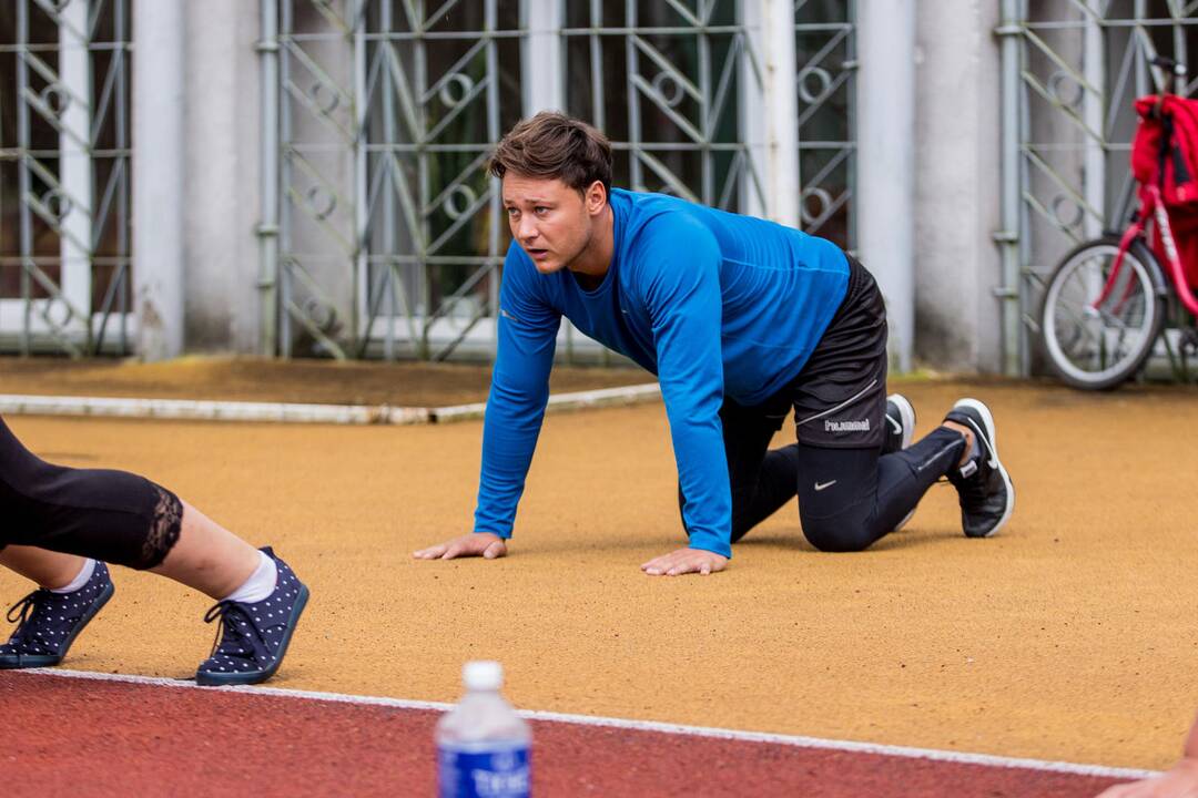 Treniruočių diena S.Dariaus ir S.Girėno stadione