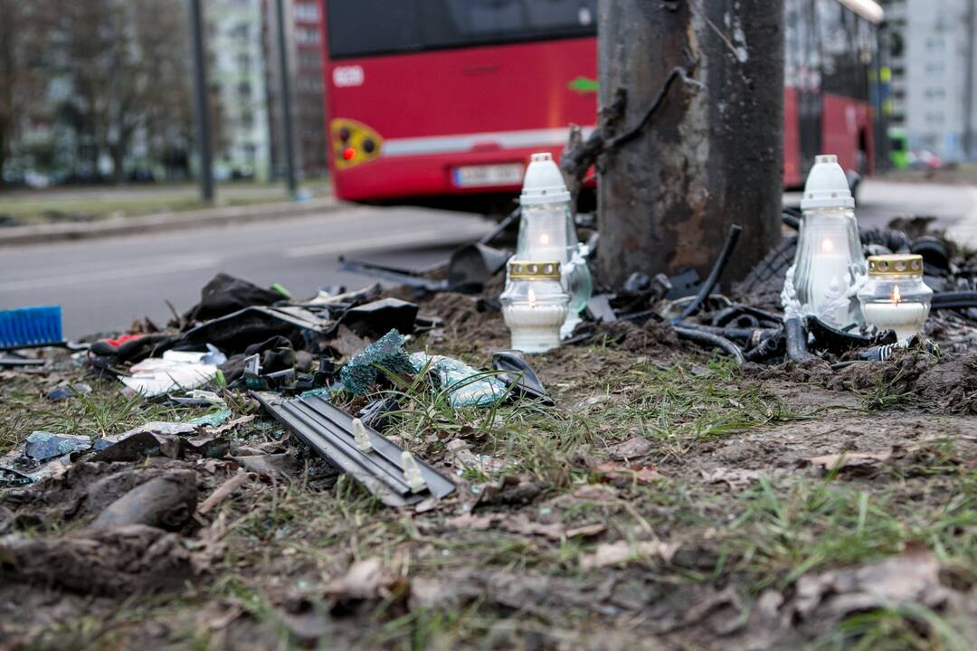 Avarija Šiaurės pr. ir S. Žukausko gatvių sankryžoje